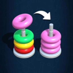 圈圈排序游戏(sort color ring)