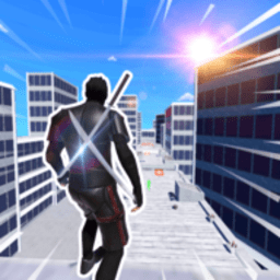 屋顶奔跑忍者手机版(rooftop run ninja)