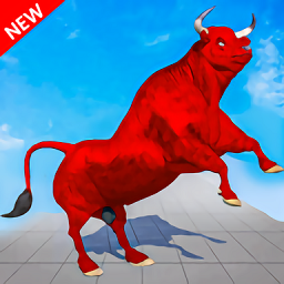 愤怒野牛赛跑游戏(crazy vs real bull run)
