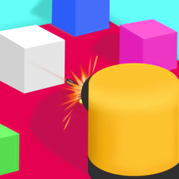 小炮推击小游戏(blocks race)