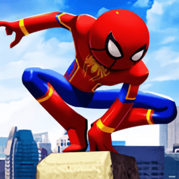 英雄蜘蛛人城市飞行(flying spider stickman hero)