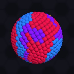 彩球填色3d游戏