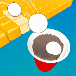 各杯有球小游戏(balls to cups 3d)
